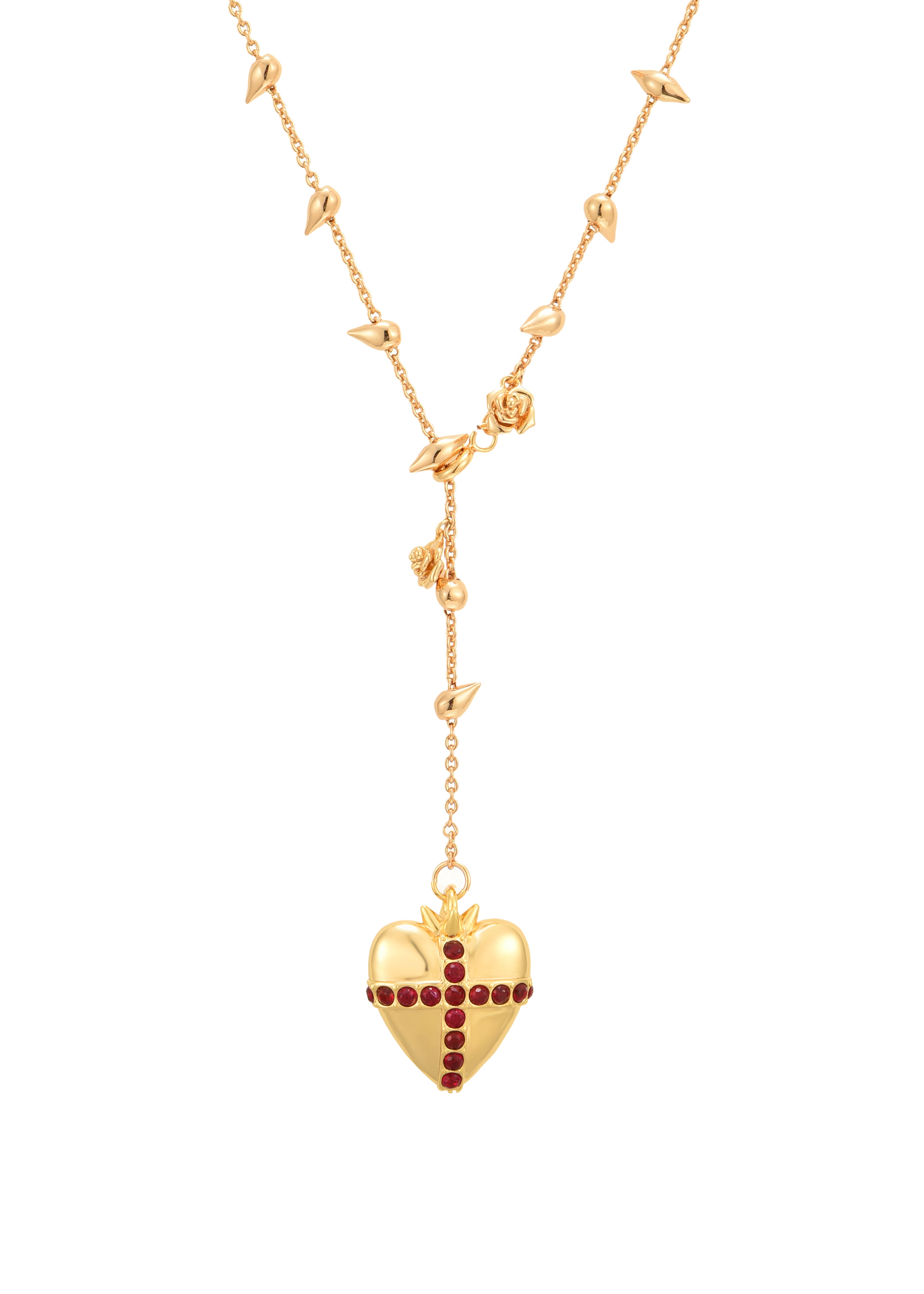 Blissful Seraphim - Gentle Heart Necklace in Silver