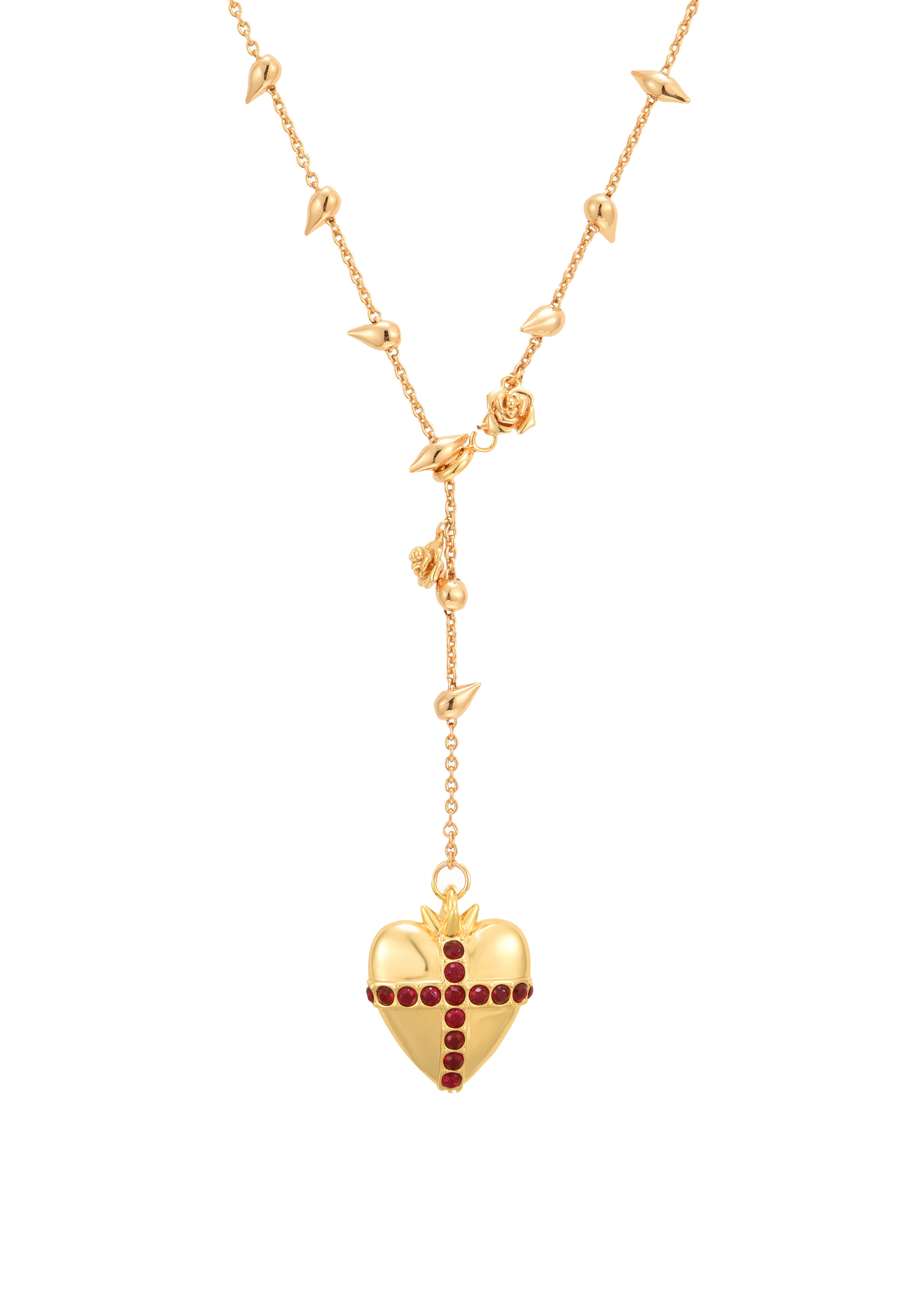Blissful Seraphim - Gentle Heart Necklace in Silver