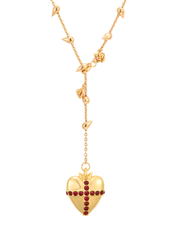 Blissful Seraphim - Gentle Heart Necklace in Golden