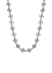 Henri Gothic Cross Silver Necklace