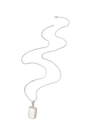 Vera Icy Long Chain Necklace - Silver