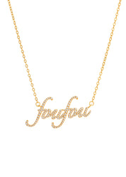 Foufou Personalized Name Luxe Necklace