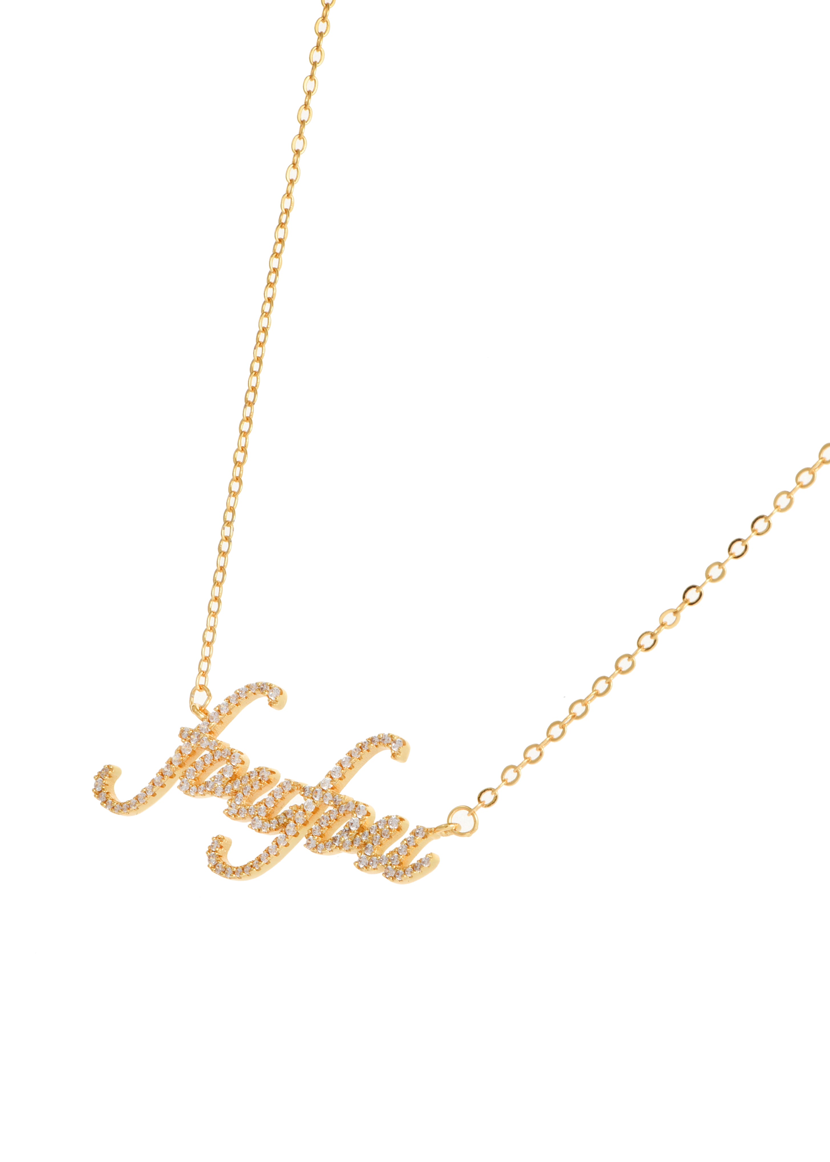 Foufou Personalized Name Luxe Necklace