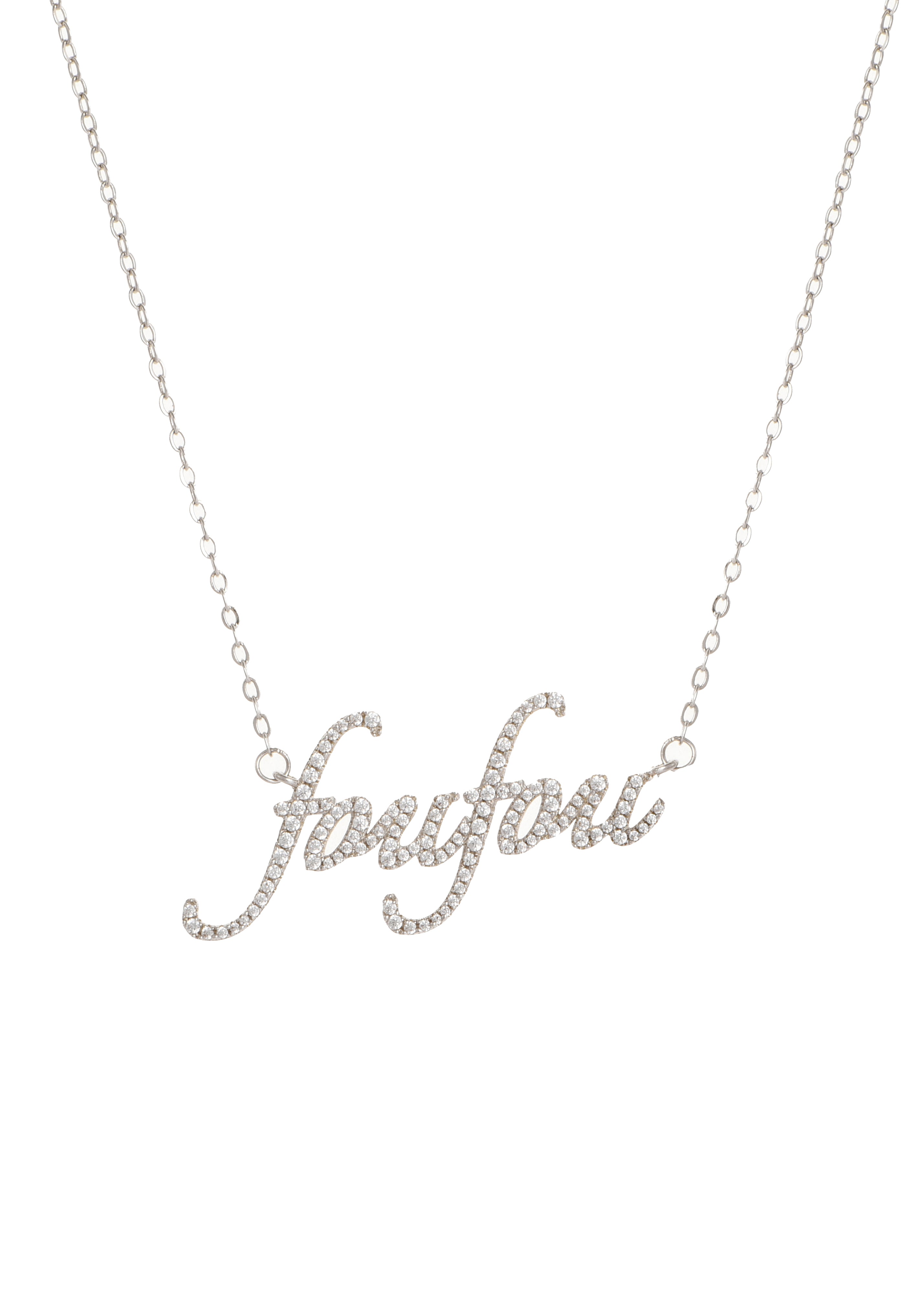 Foufou Personalized Name Luxe Necklace