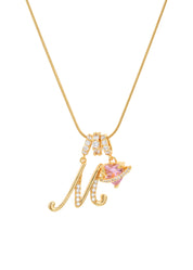 Love Alphabets Golden Necklace