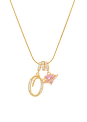 Love Alphabets Golden Necklace