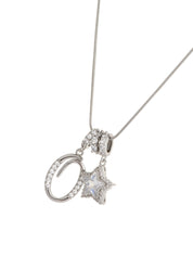 Star Alphabets Silver Necklace