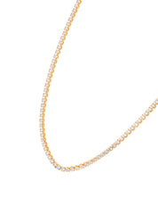 Foufou Glittering Tennis Chain Necklace