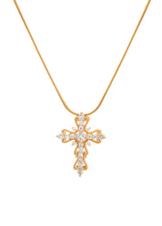 Kyle Cross Golden Necklace