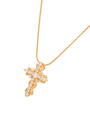 Kyle Cross Golden Necklace