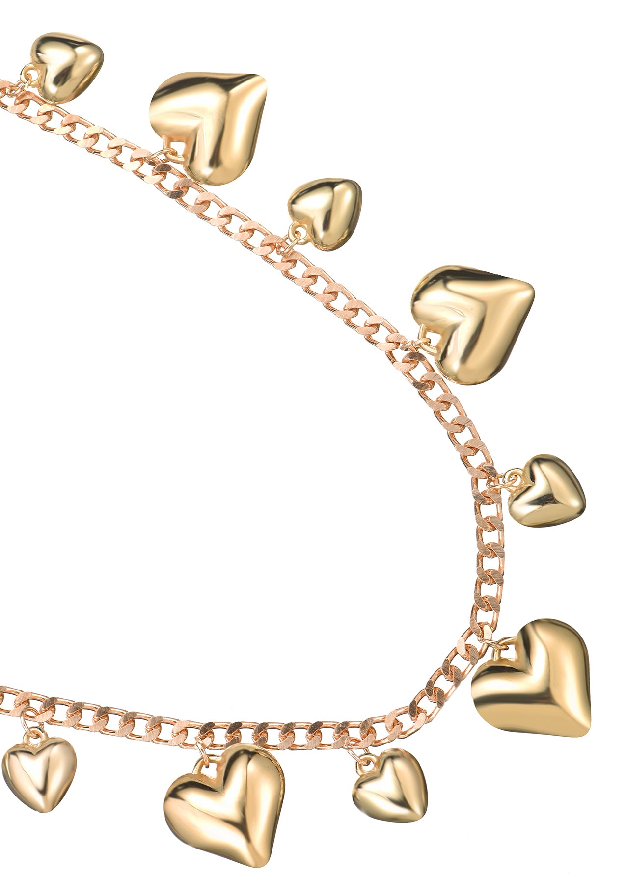 Love Your Body Hearts Golden Waist Chain