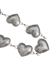 Silver Vintage Love Waist Chain