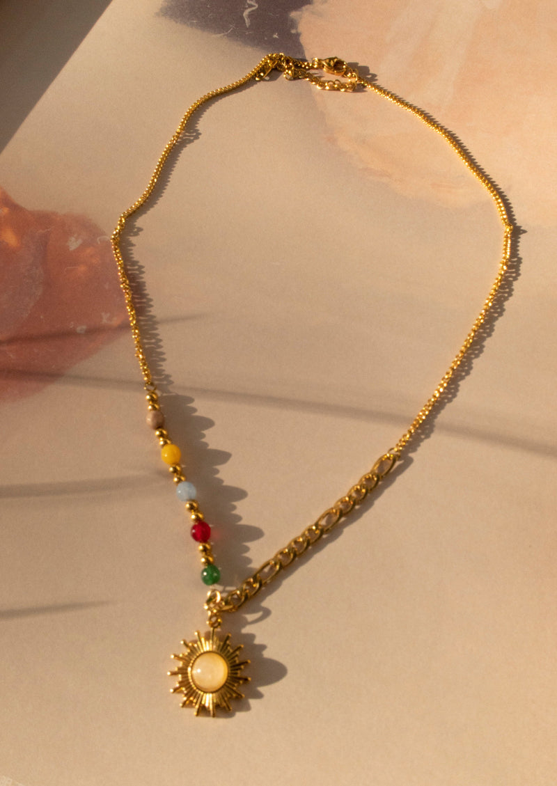 Sonia Soleil Sun Golden Necklace