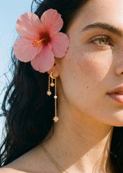 Allison Long Earrings - Stars