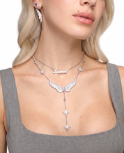 Foufou Gilded Wings Necklace - Silver