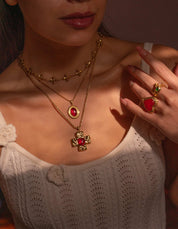 Bryce Red Necklace