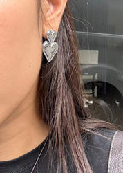 Pendientes Corazón Plata