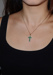 In Name Of Rose Cross Necklace