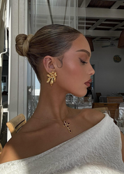 Sandra Wild Flower Golden Earrings