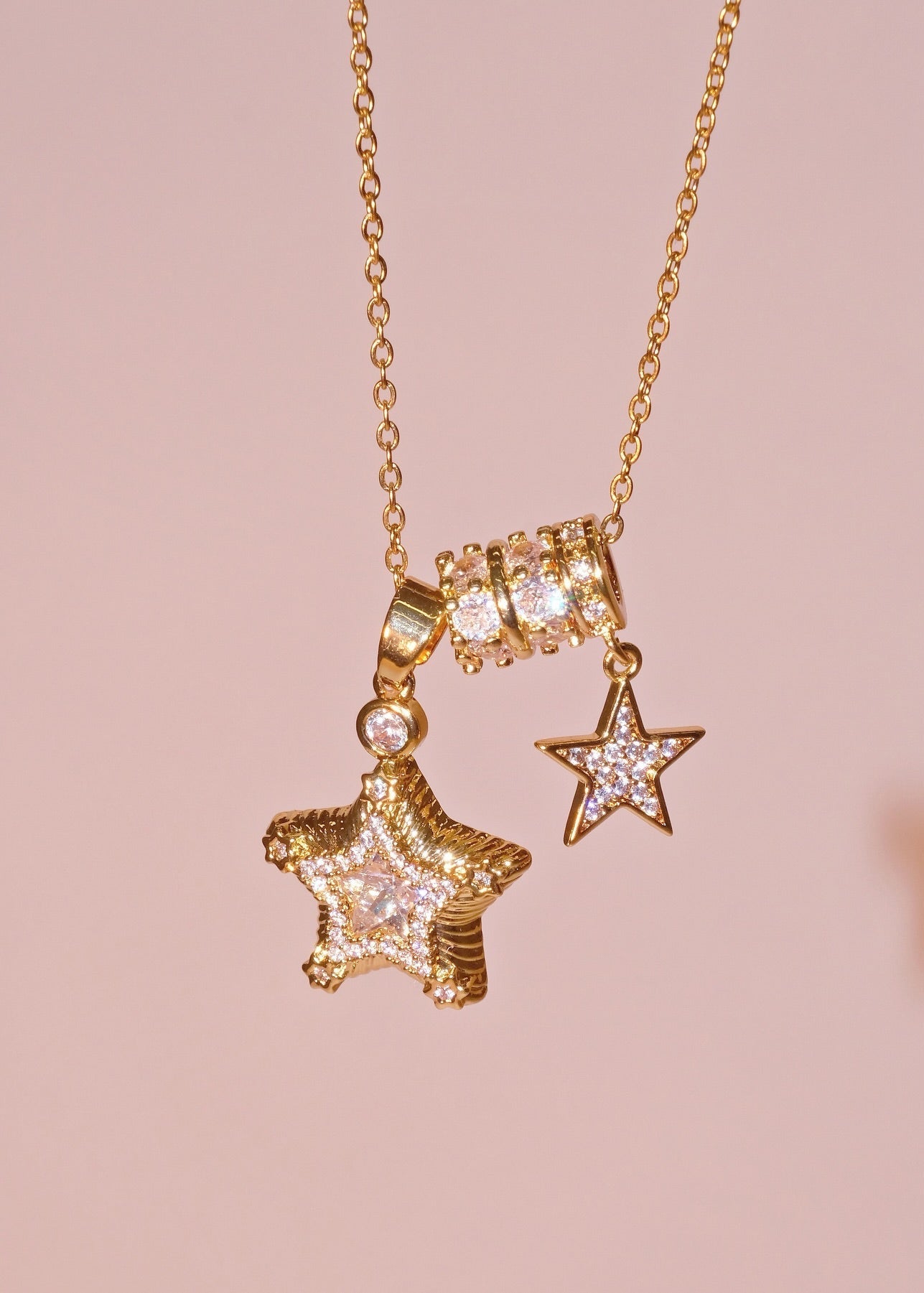 James Star Golden Necklace – Vintage Jewelry for Women | FOUFOU