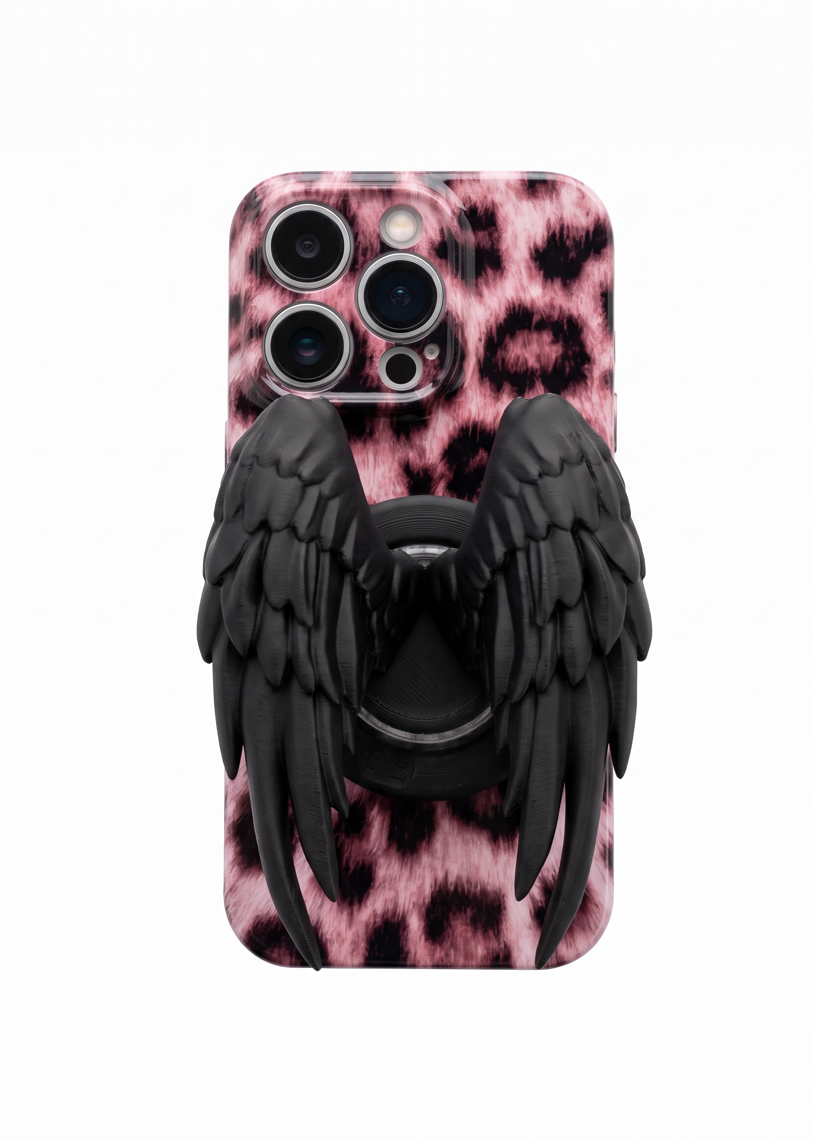 Angel Wings Phone Holder - Black