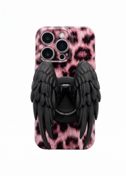 Angel Wings Phone Holder - Black
