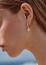 Pendientes Penélope Trébol Brillante