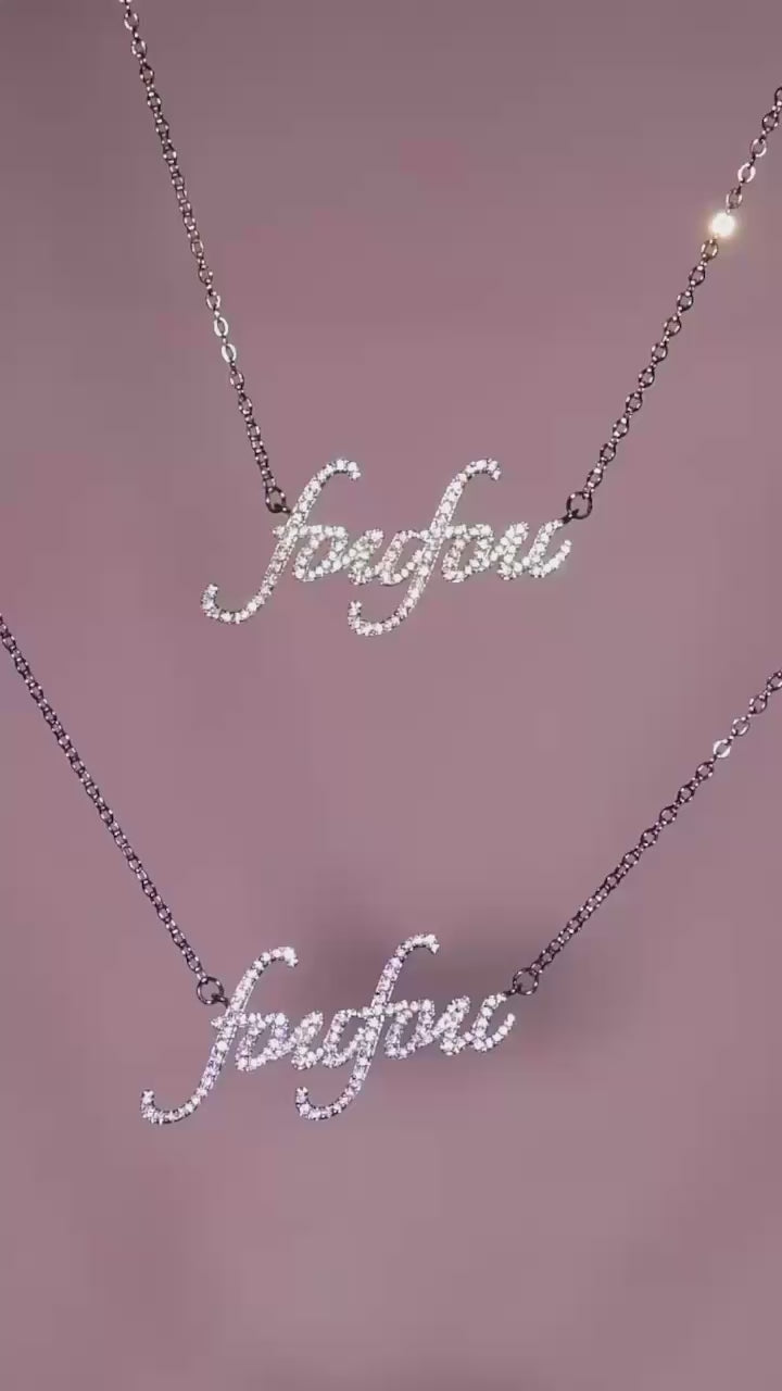 Foufou Personalized Name Luxe Necklace