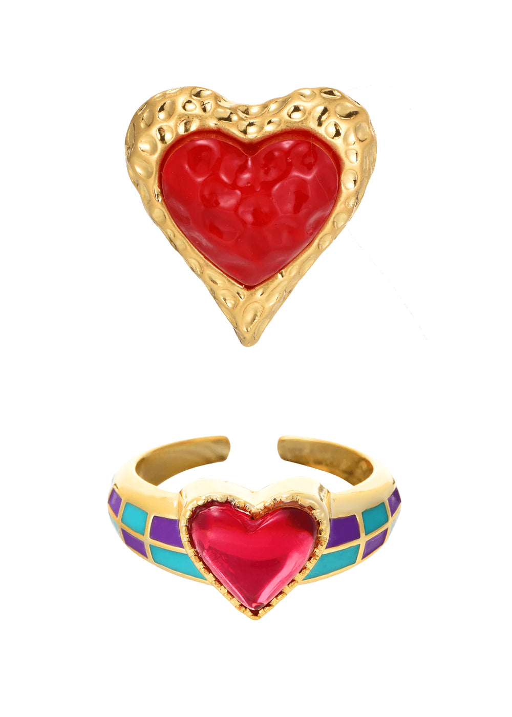 Adam Love & Nikki Rose Ring Set