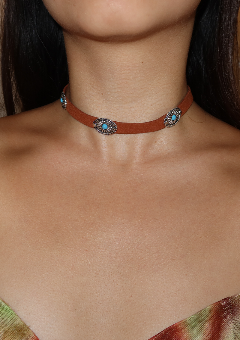 Audrey Bohemian Style Choker Necklace