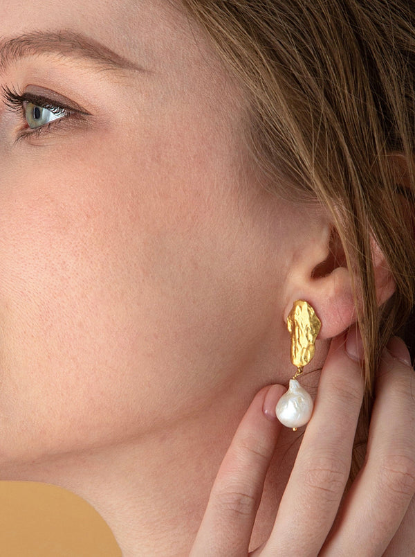 Odessey Pearl Earrings - Maison Foufou